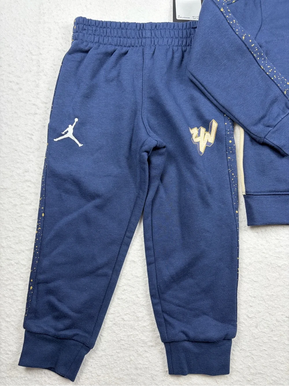 NWT Jordan x Zion Williamson Boys Hoodie & Joggers Set Midnight Navy